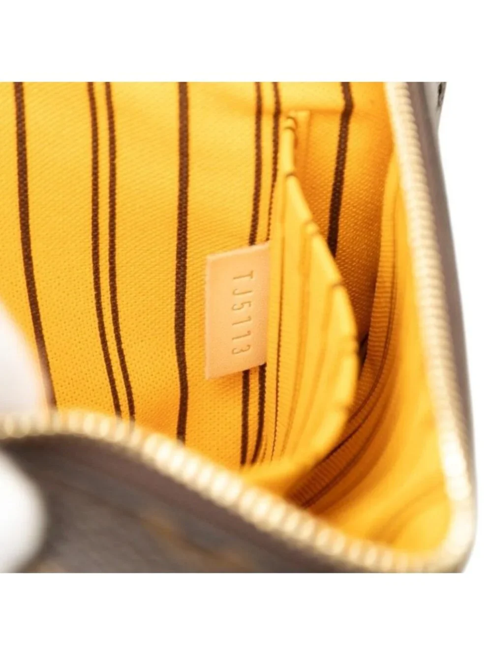 Louis Vuitton Pouch Brown Leather